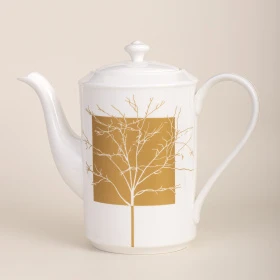 Чайник Lucky Tree Gold, фарфор
