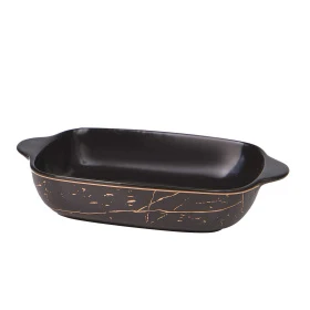 Блюдо для запекания "Marble Black Gold", 24 см.